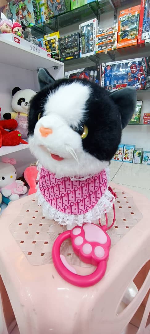 سگ لمسی هوشمند زبون متحرک موزیکال قلاده دار