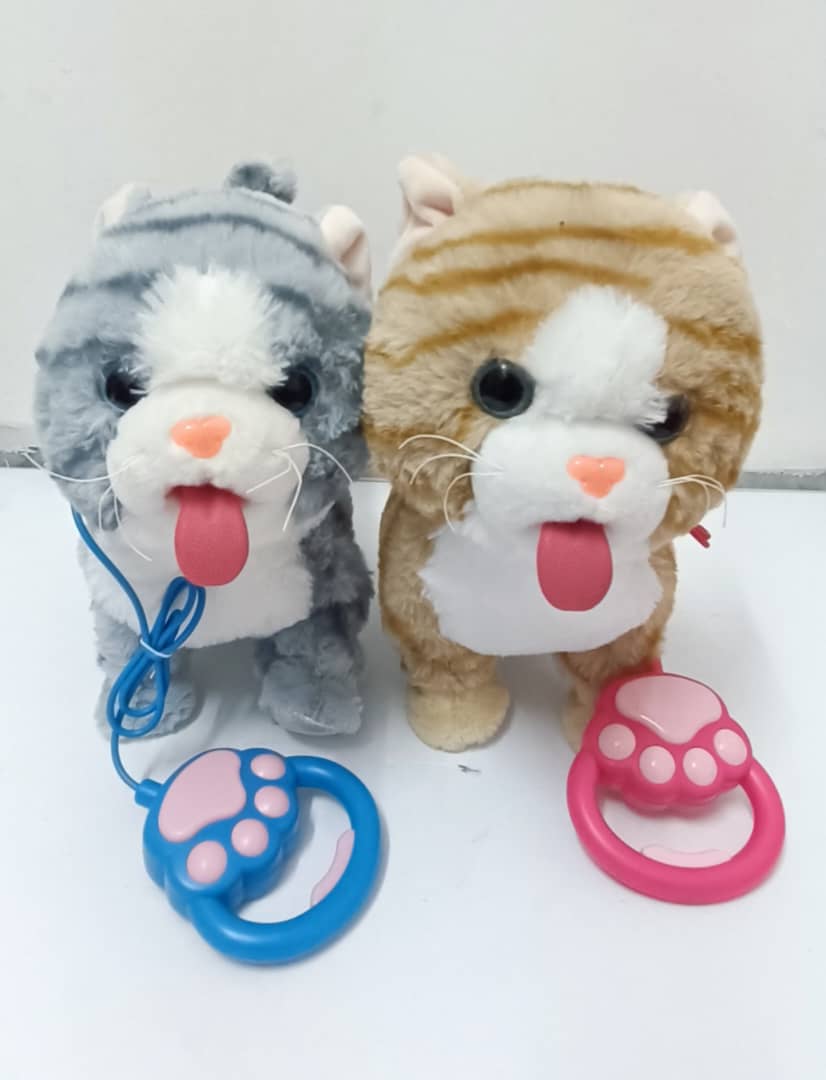 سگ لمسی وگربه هوشمند قلاده دار باتریخور با کیفیت عالی و تنوع رنگ ومدل