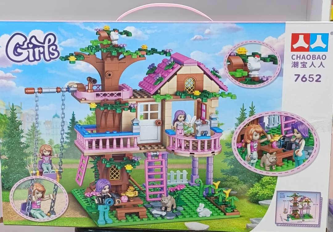 لگوی ساختنی خانه جنگلی دخترانه 504قطعه وارداتی