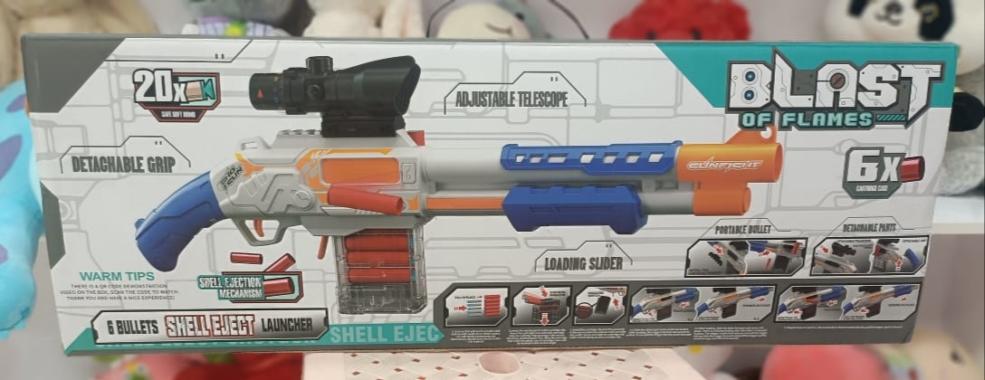 تفنگ خشاب دار پوکه پران